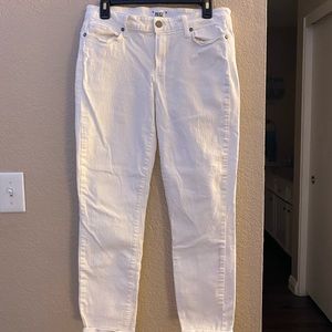 kylie crop Paige brand white jeans